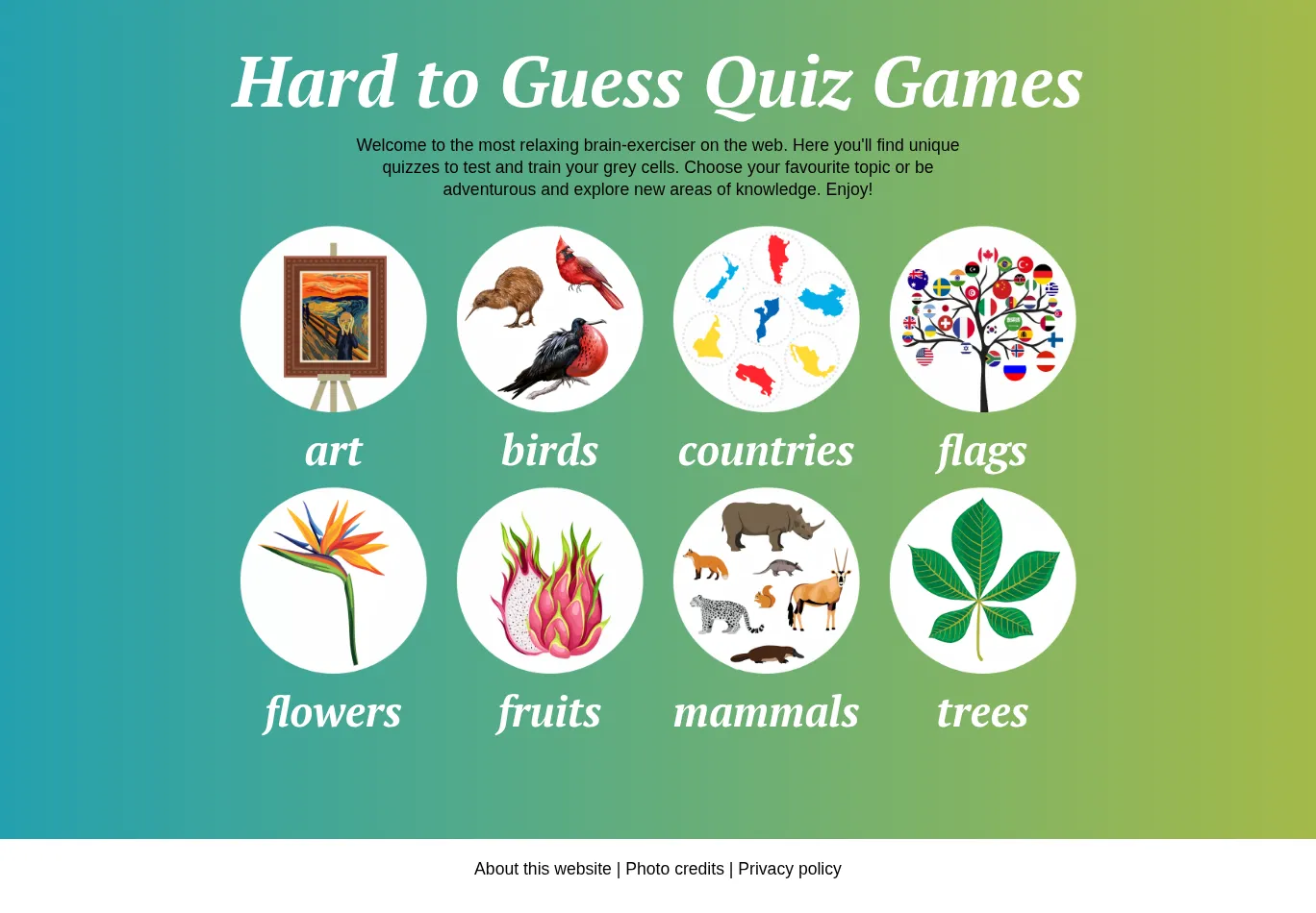 hardtoguess.com screenshot
