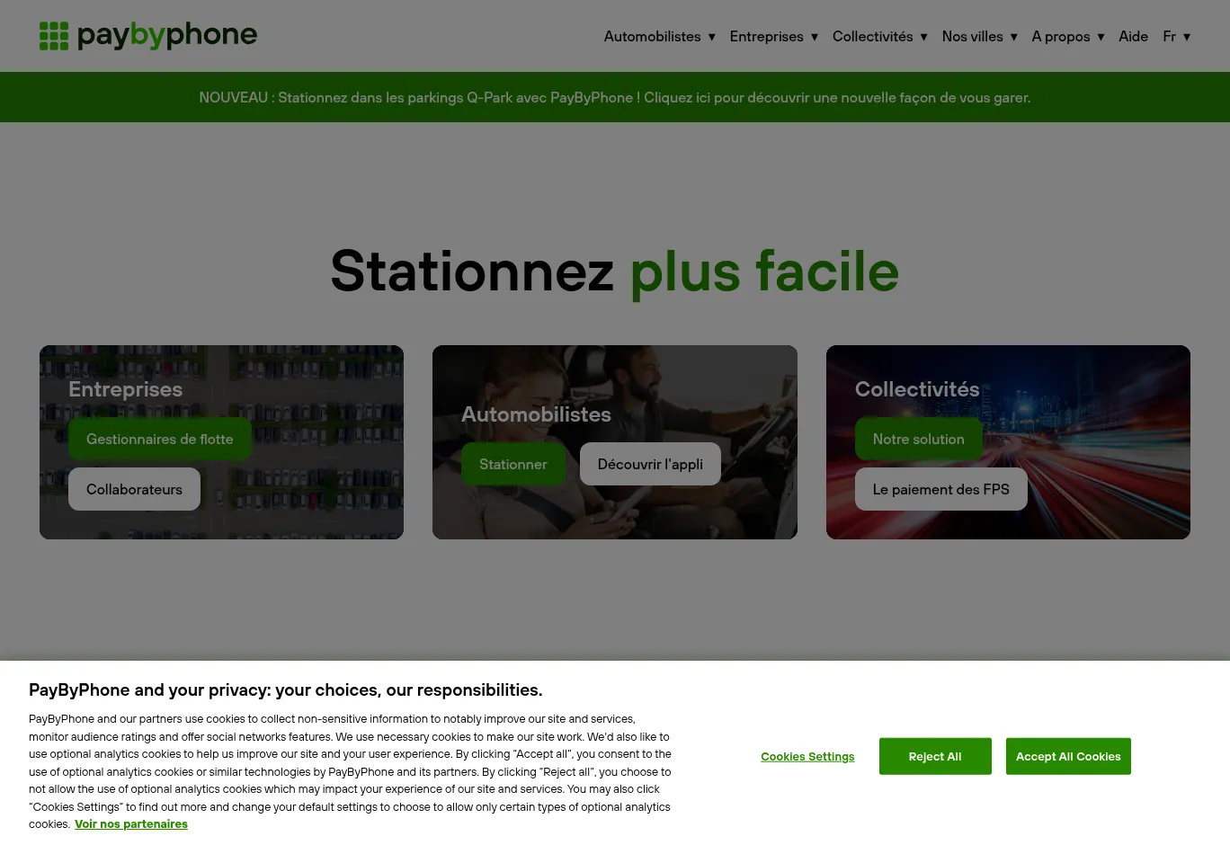 paybyphone.fr before consent screenshot