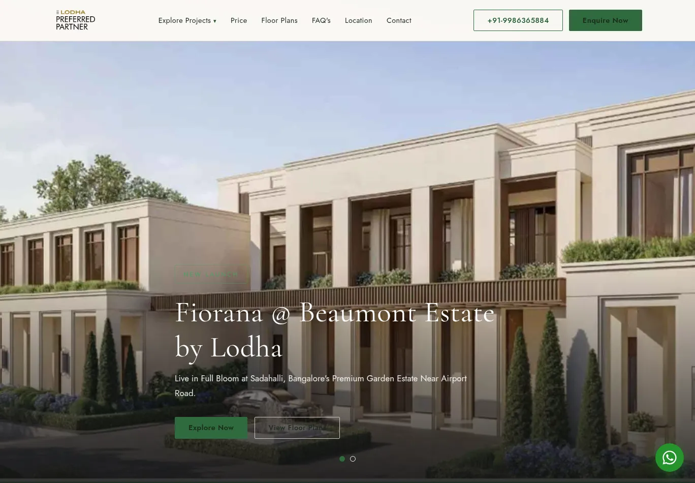 forest-living-bangalore.com screenshot
