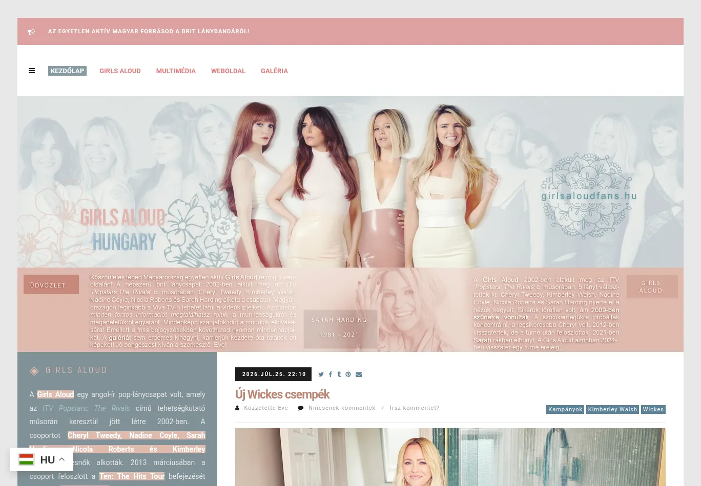 girlsaloudfans.hu screenshot