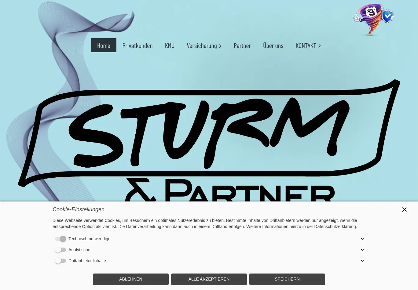 sturm-partner.ch screenshot