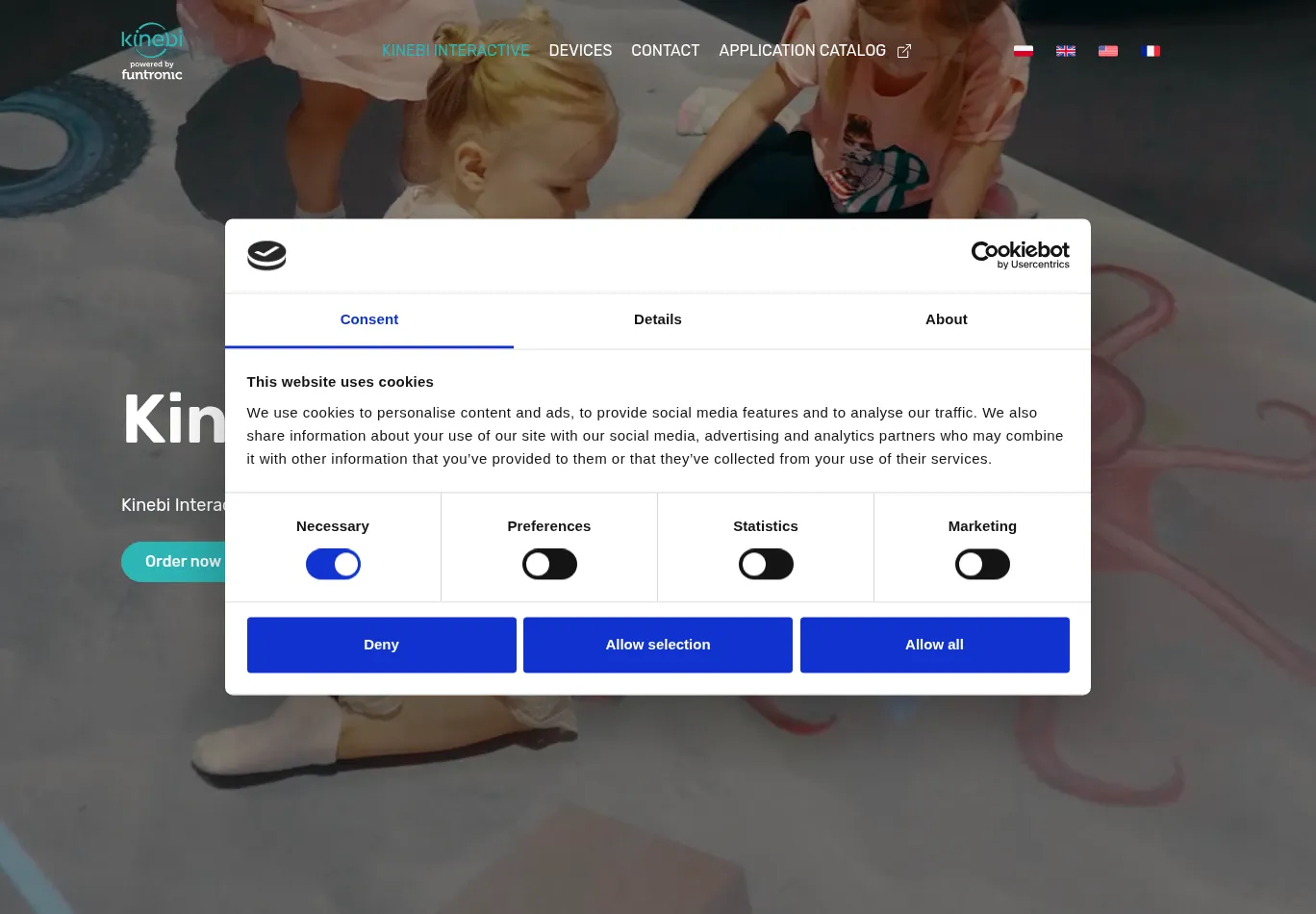kinebi.com before consent screenshot
