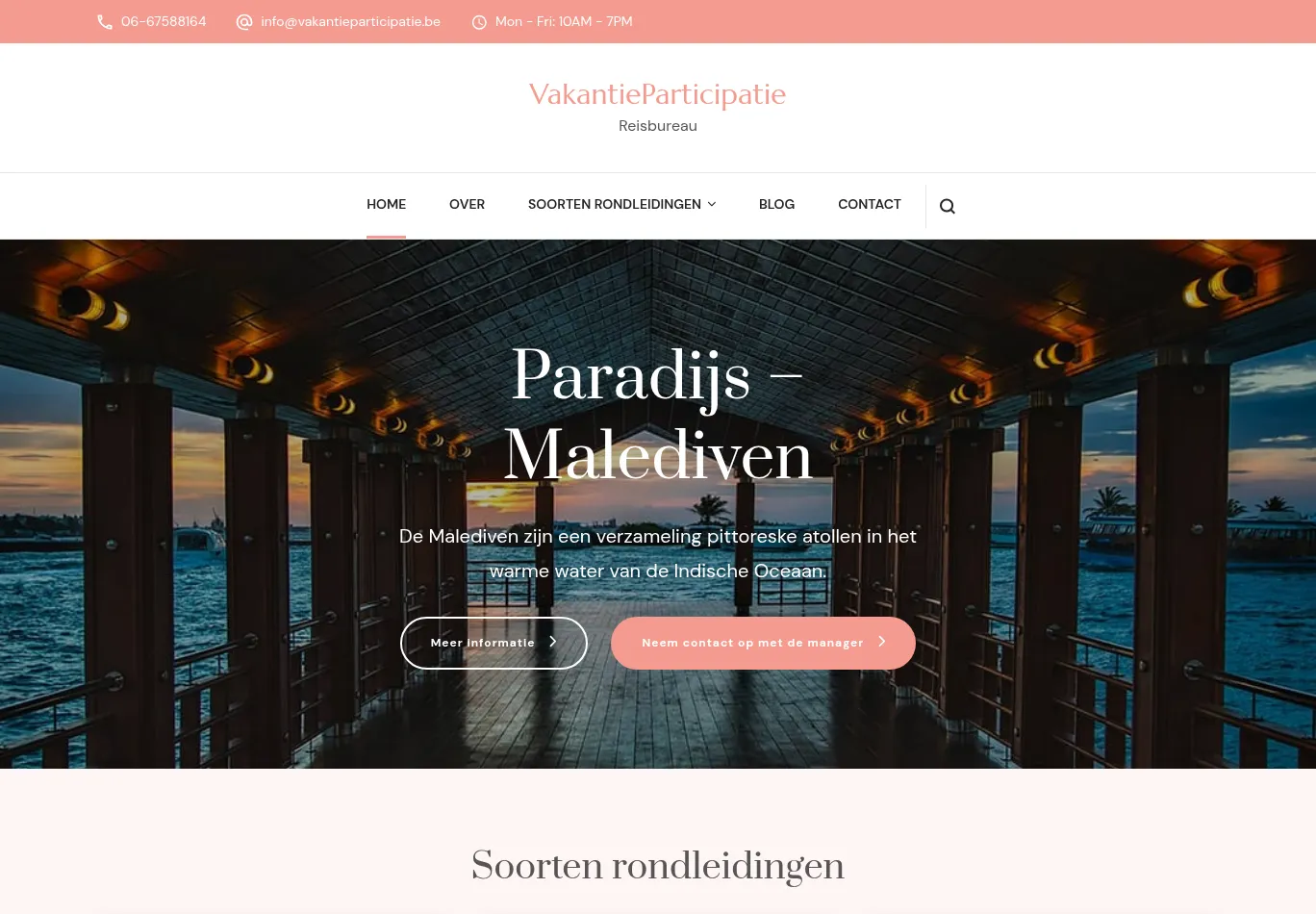 vakantieparticipatie.be screenshot