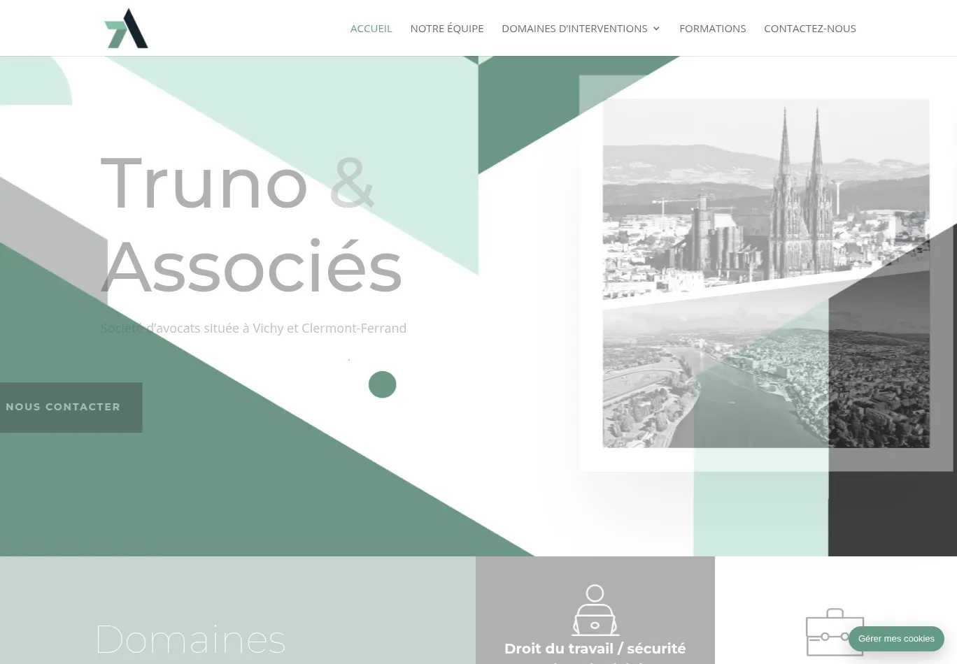 truno-associes.fr screenshot