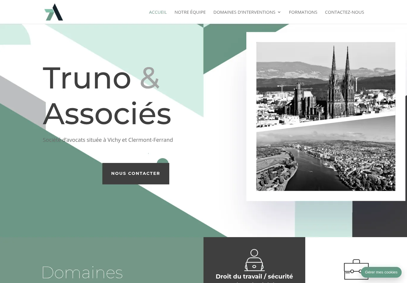 truno-associes.fr necessary only consent screenshot