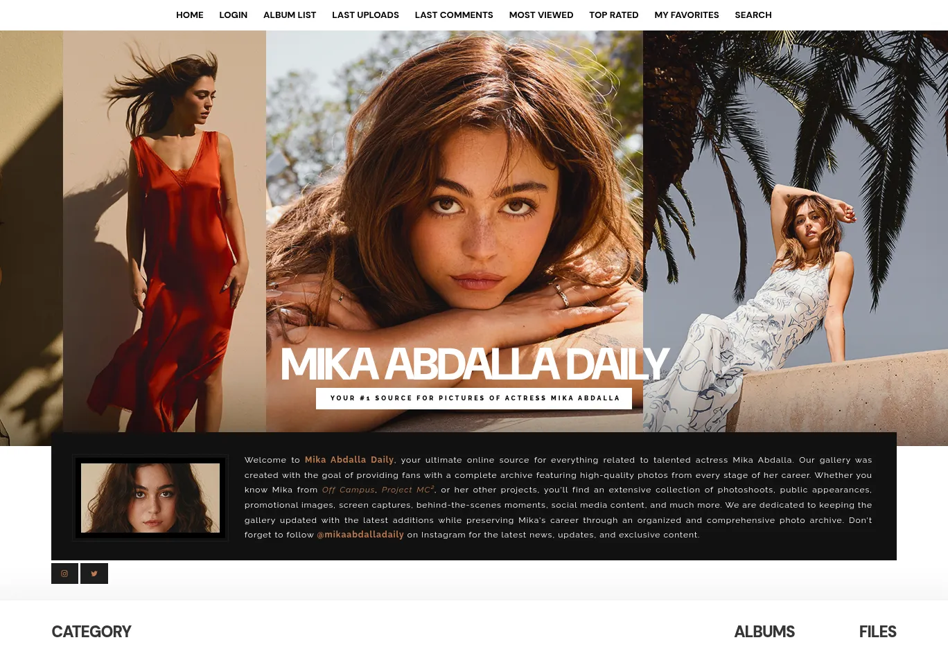 mika-abdalla.com screenshot
