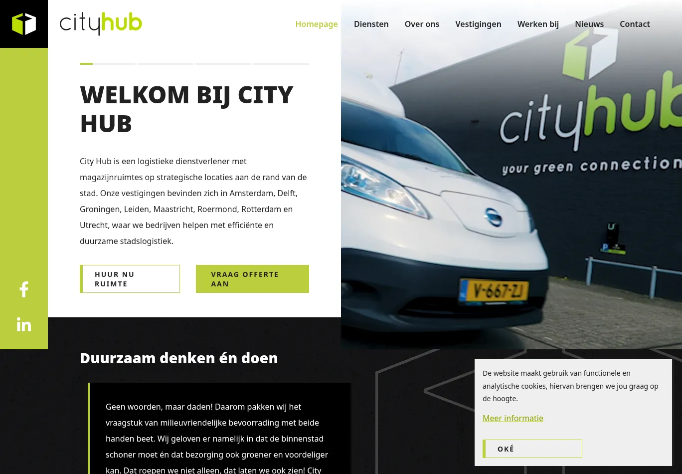 cityhub.nl before consent screenshot