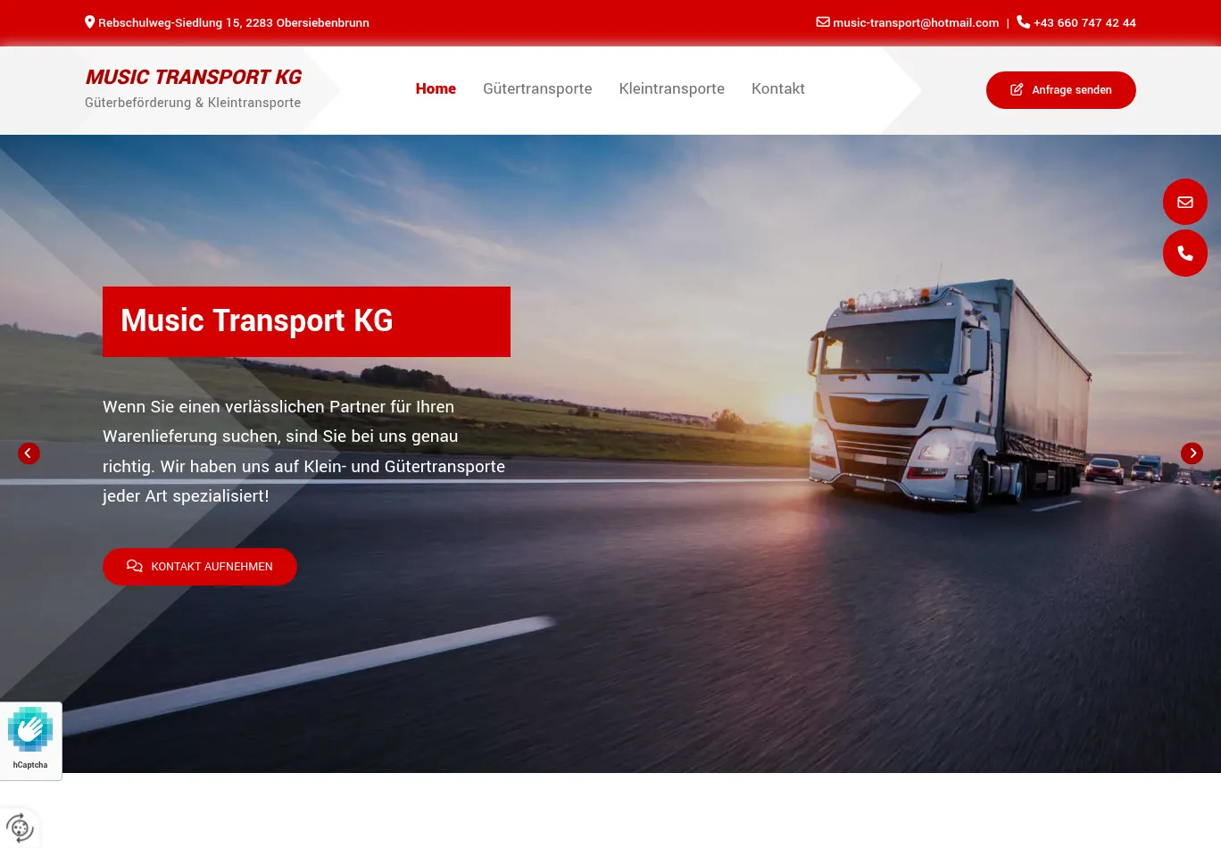 music-transport.at necessary only consent screenshot
