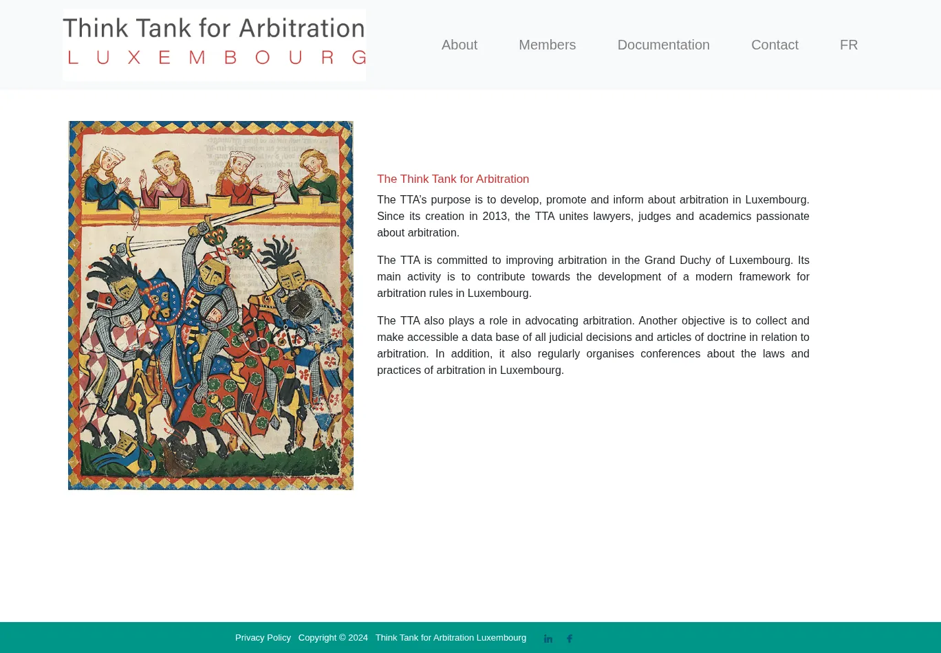 arbitration.lu screenshot
