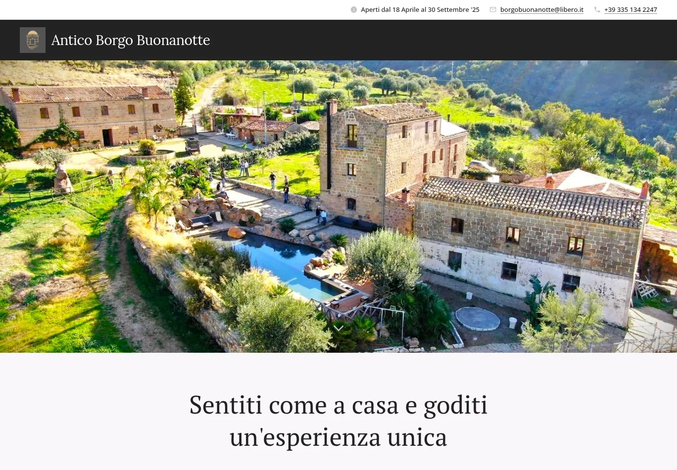 anticoborgobuonanotte.it necessary only consent screenshot