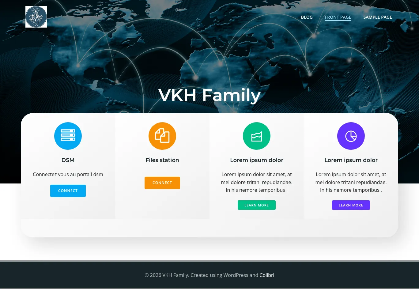 vkhfamily.be screenshot