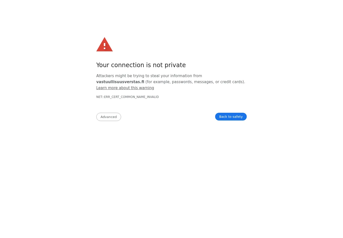 vastuullisuusverstas.fi screenshot