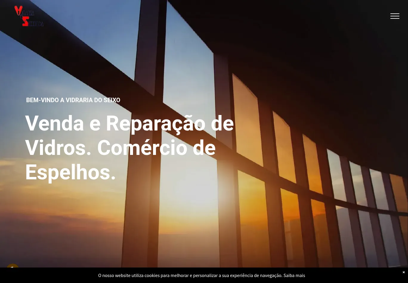 vidrariadoseixo.pt screenshot