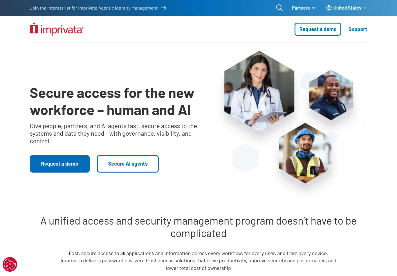 imprivata.com screenshot