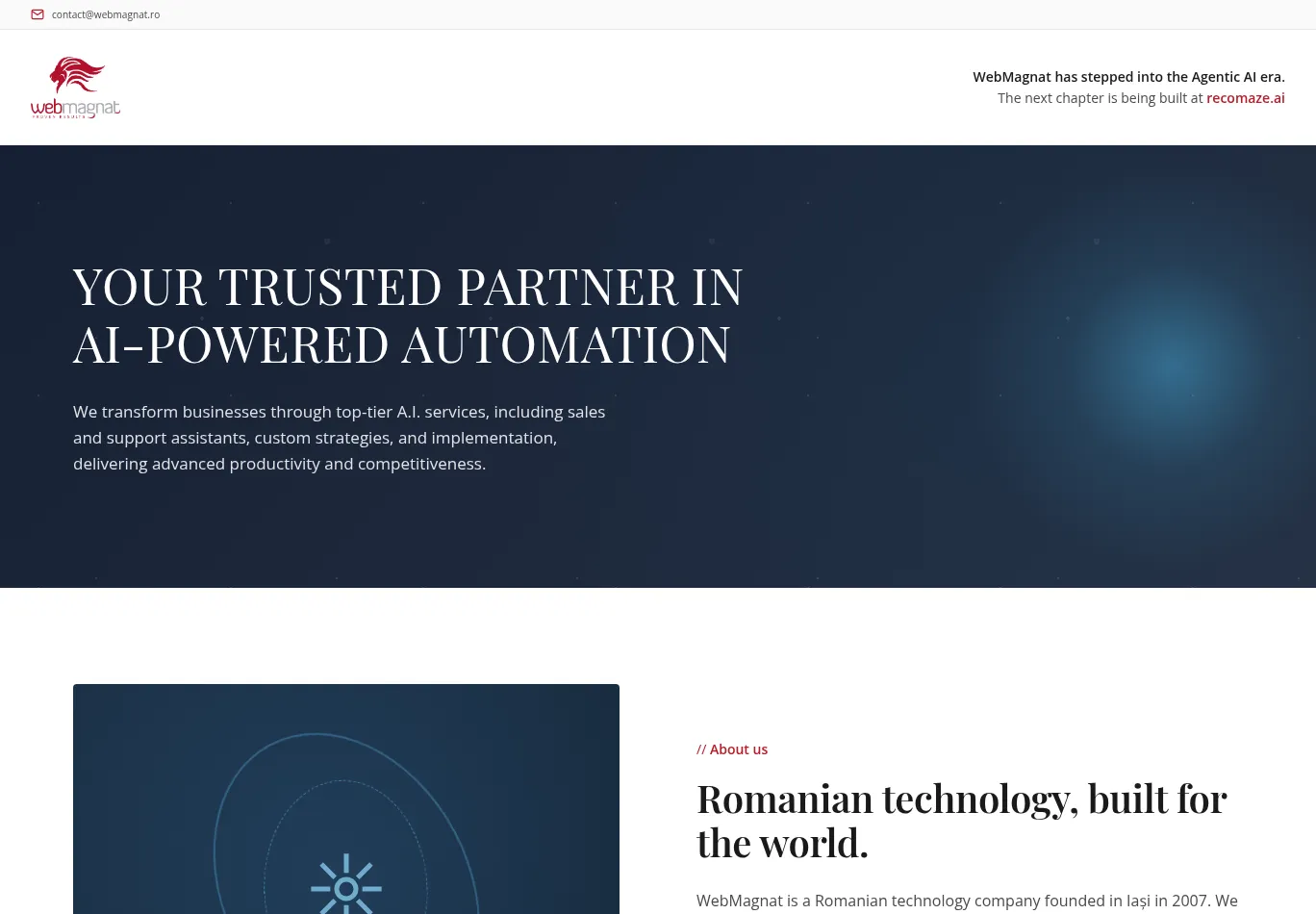webmagnat.ro screenshot
