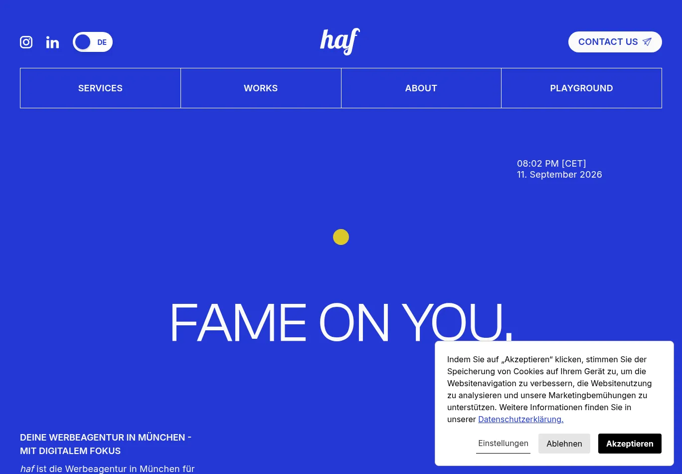 haf.agency screenshot
