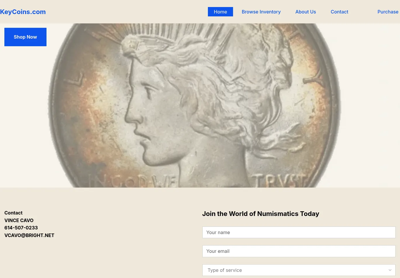 keycoins.com necessary only consent screenshot