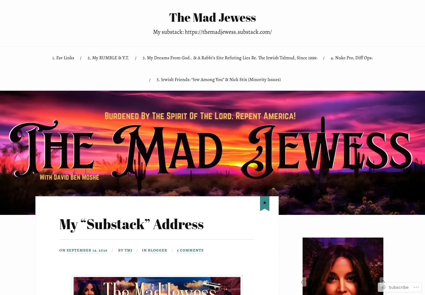 themadjewess.wordpress.com screenshot