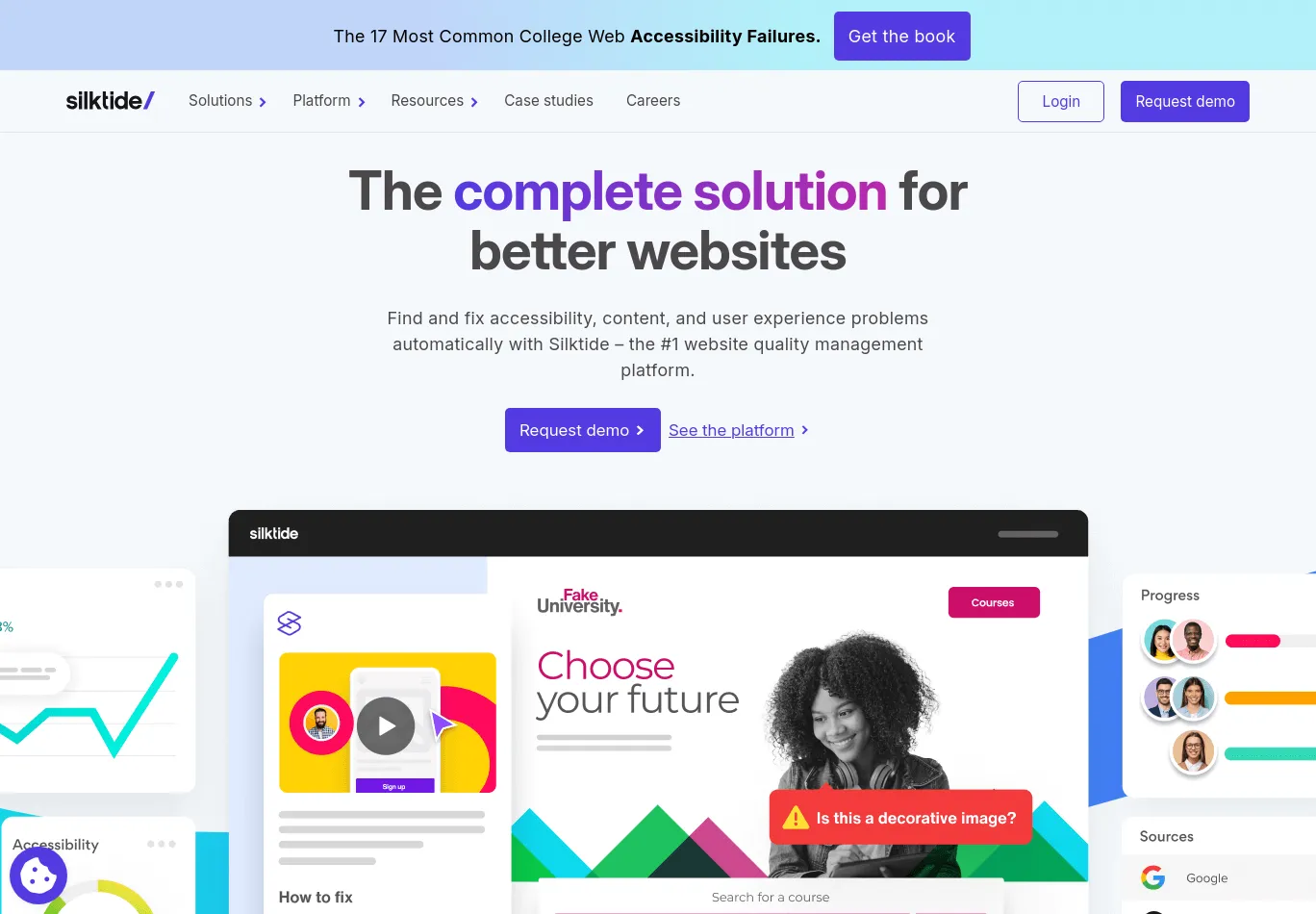 silktide.com screenshot