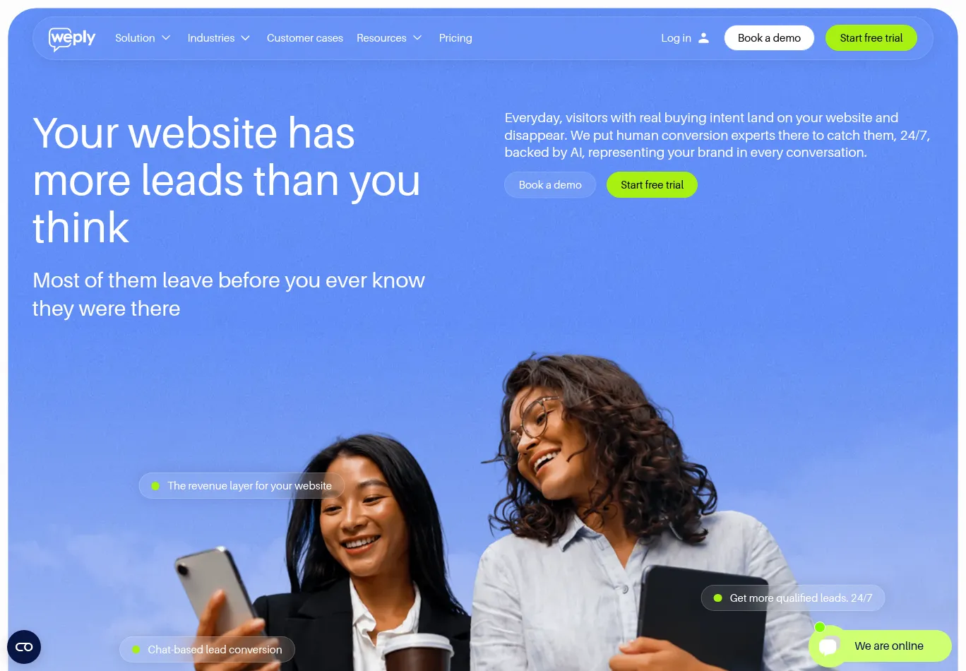 weply.chat screenshot