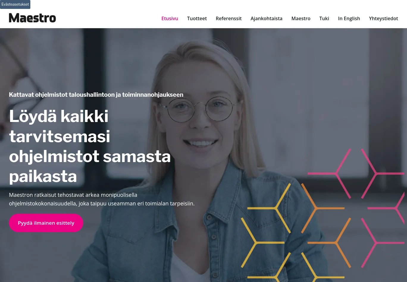 maestro.fi screenshot