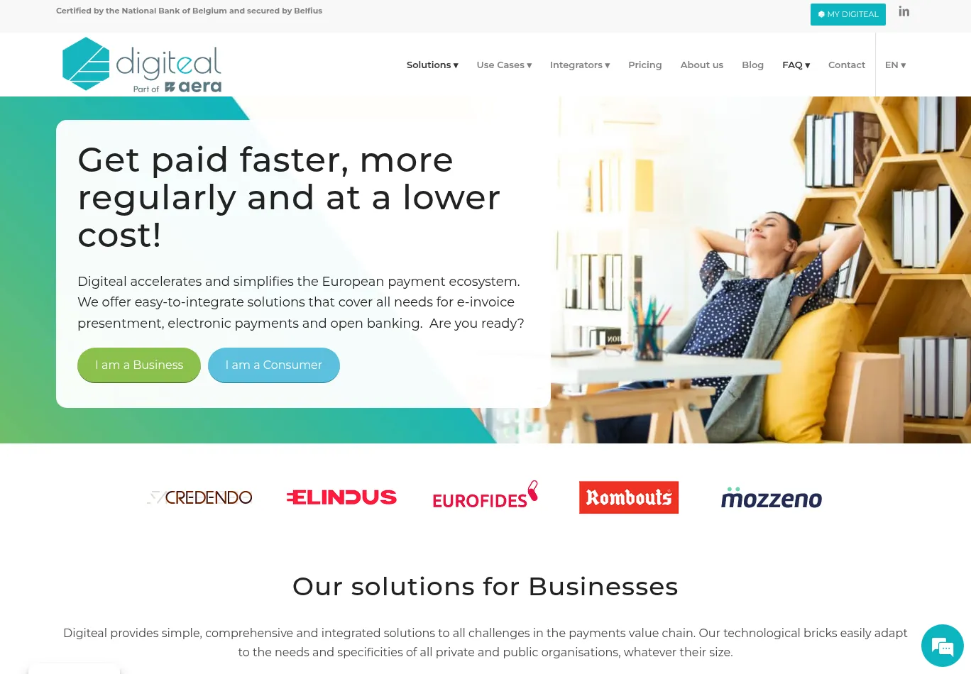 digiteal.eu necessary only consent screenshot