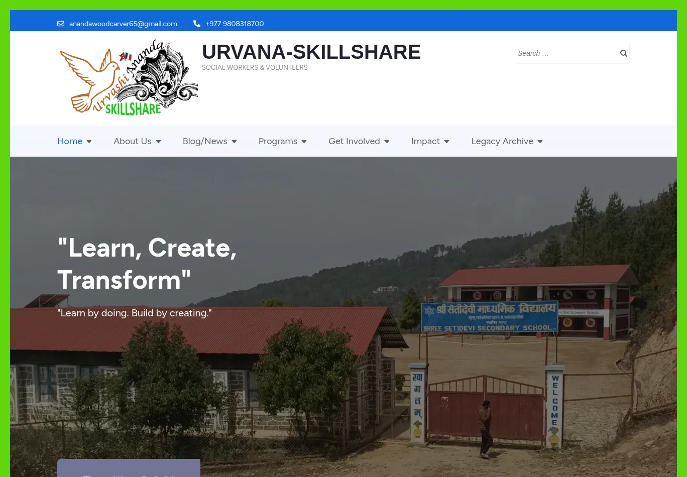 urvana-skillshare.org screenshot