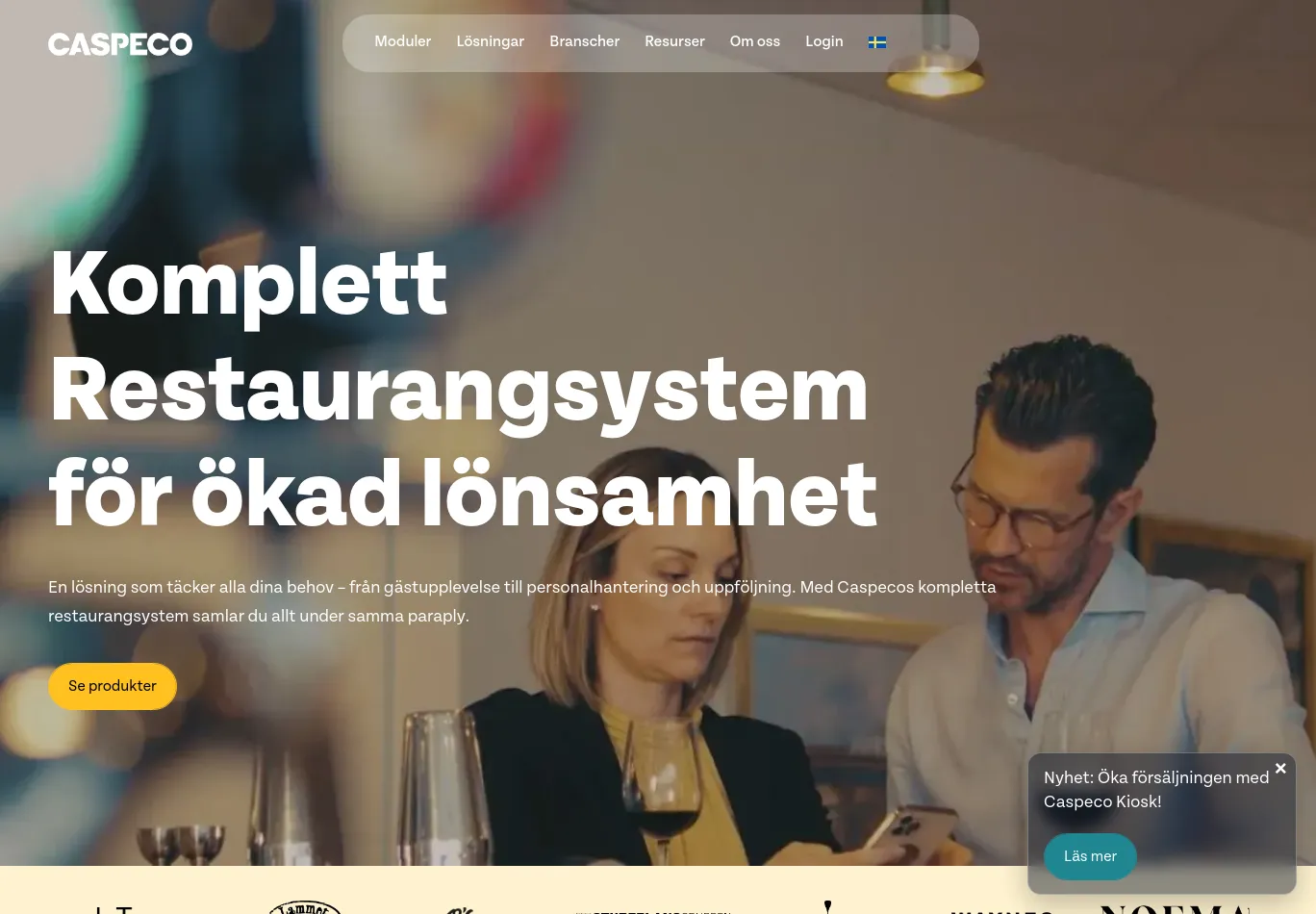 caspeco.com screenshot