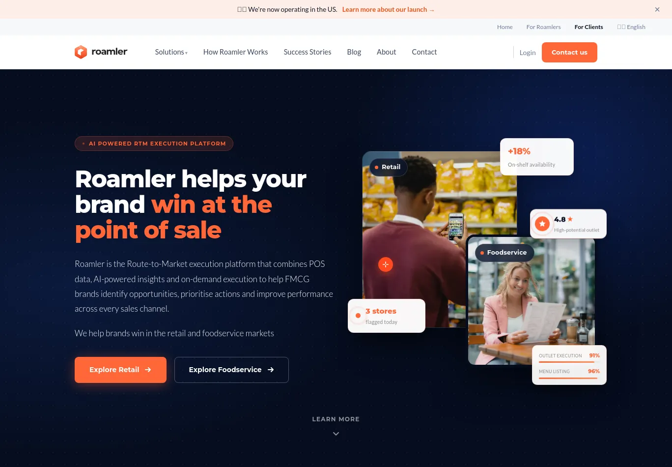 roamler.com screenshot