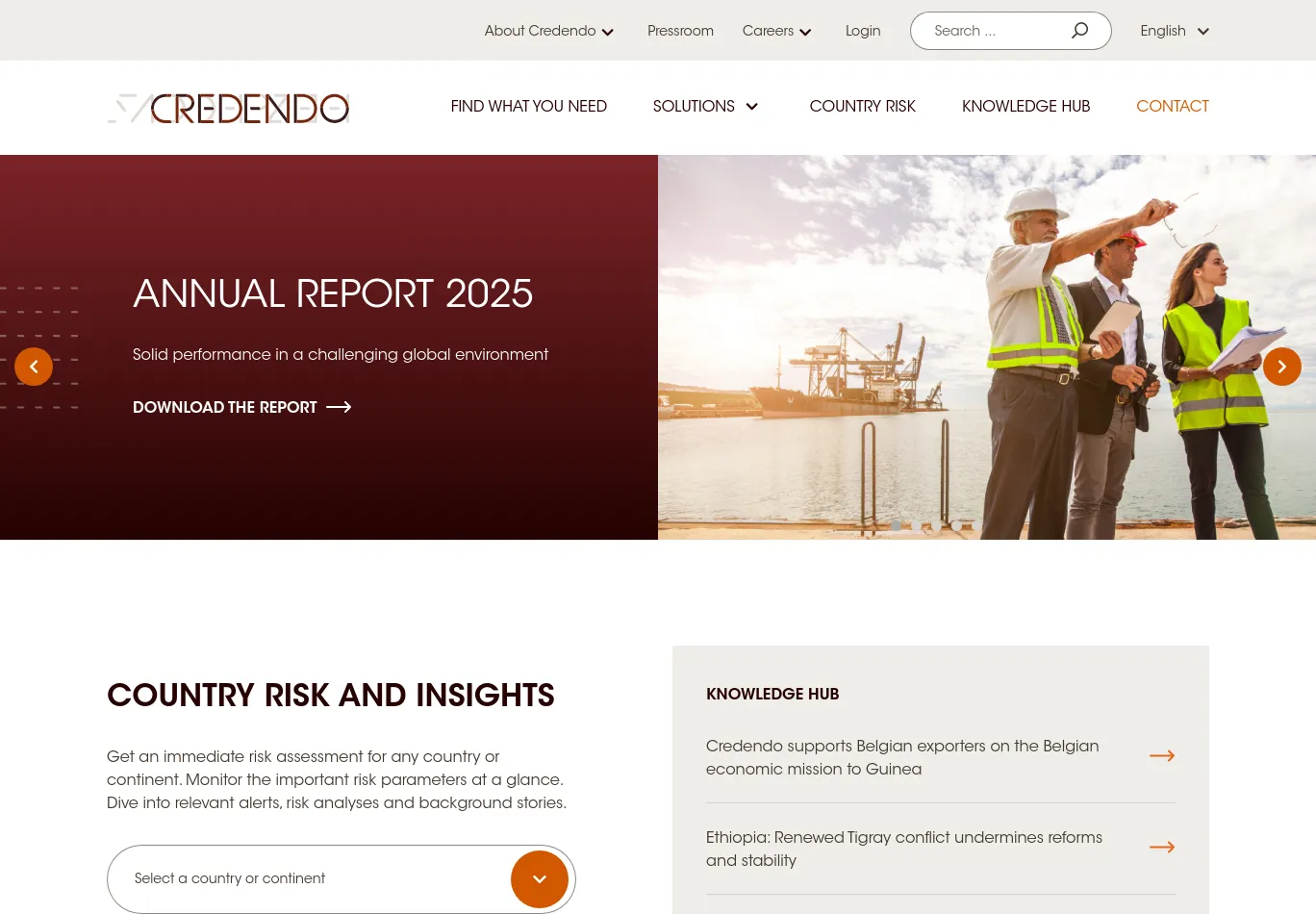 credendo.com screenshot