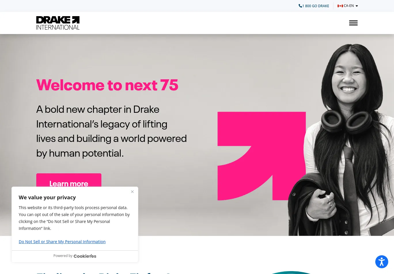 ca.drakeintl.com screenshot